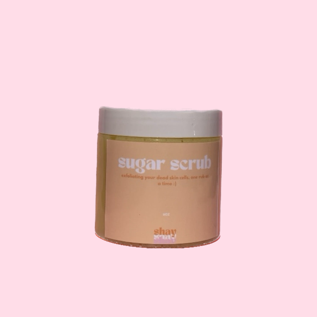 baby powder sugar scrub