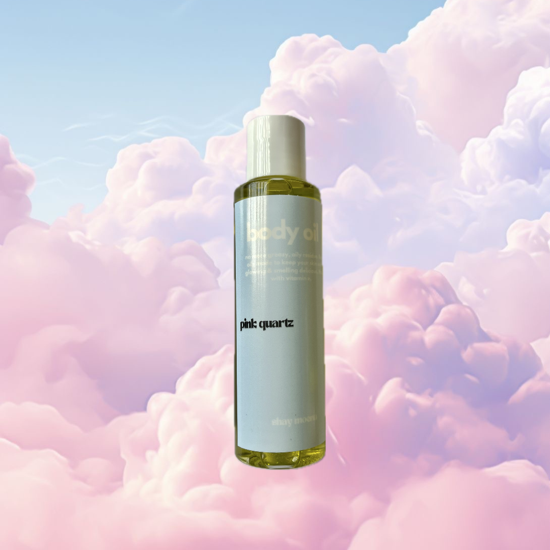 pink quartz body oil