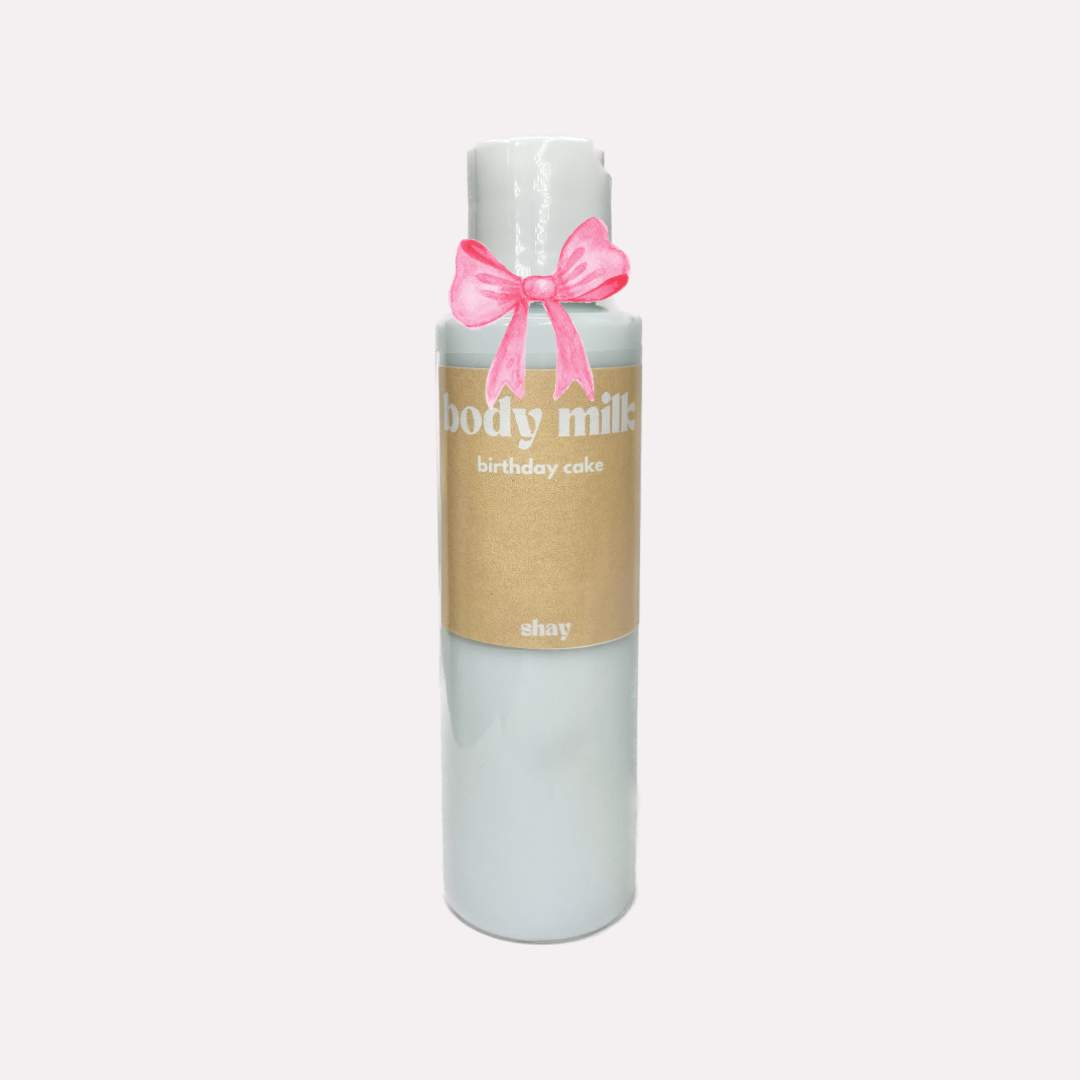 birthday cake body milk mini