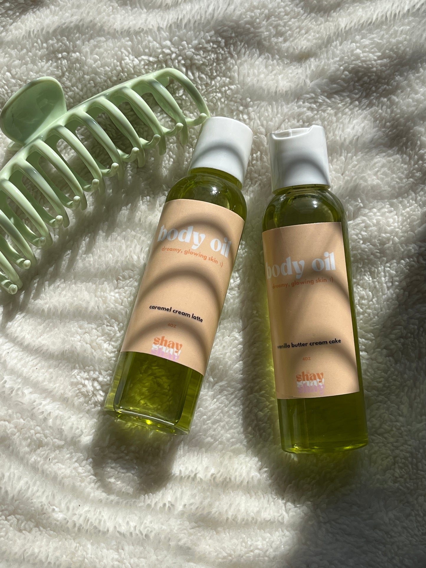caramel cream frappe body oil