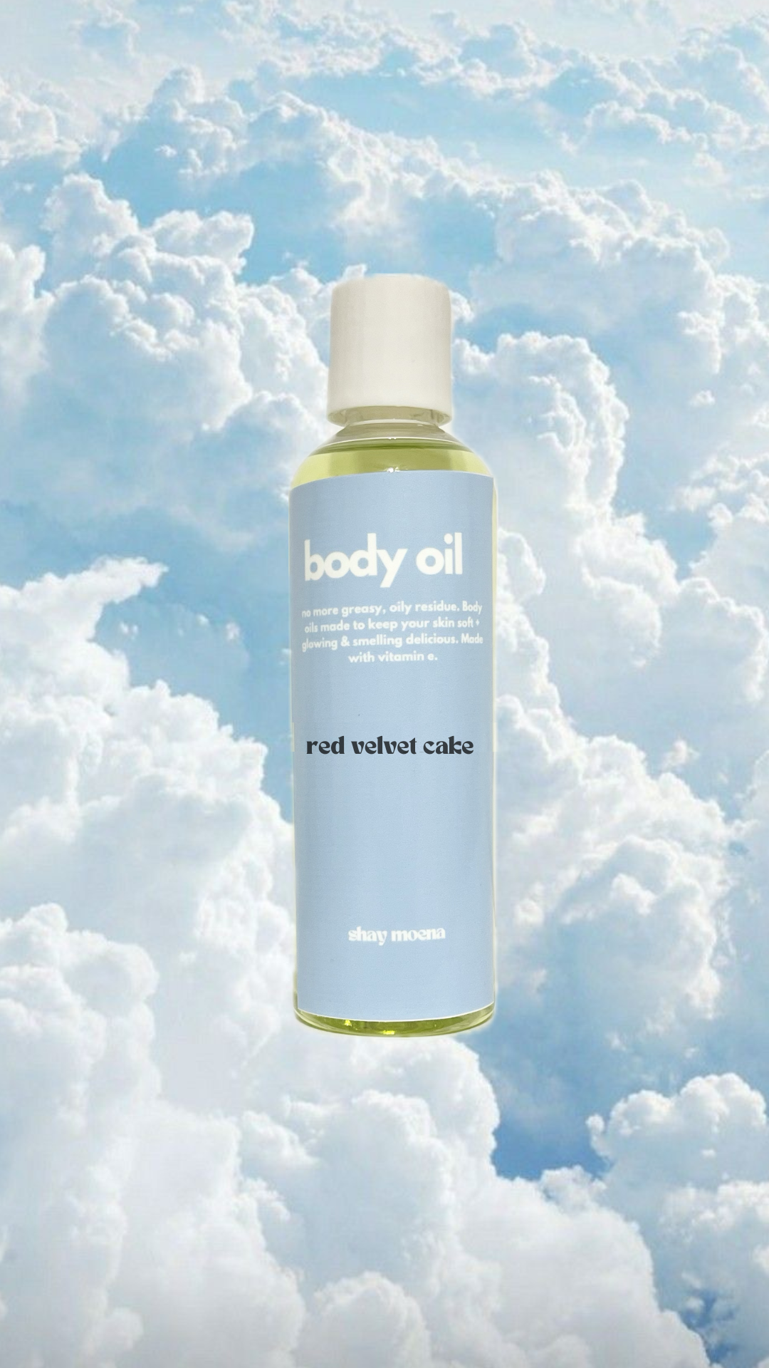 Red velvet cake body oil