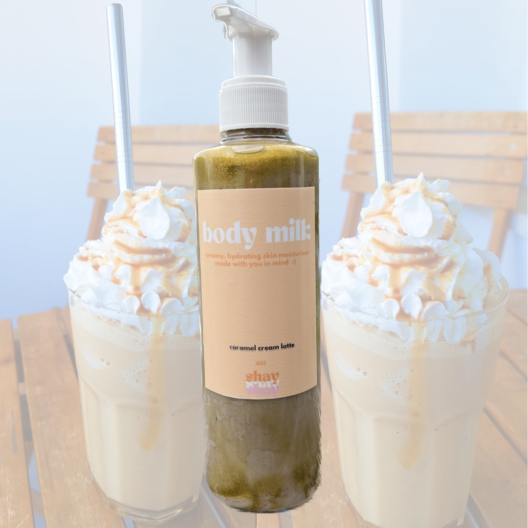 caramel cream frappe body milk