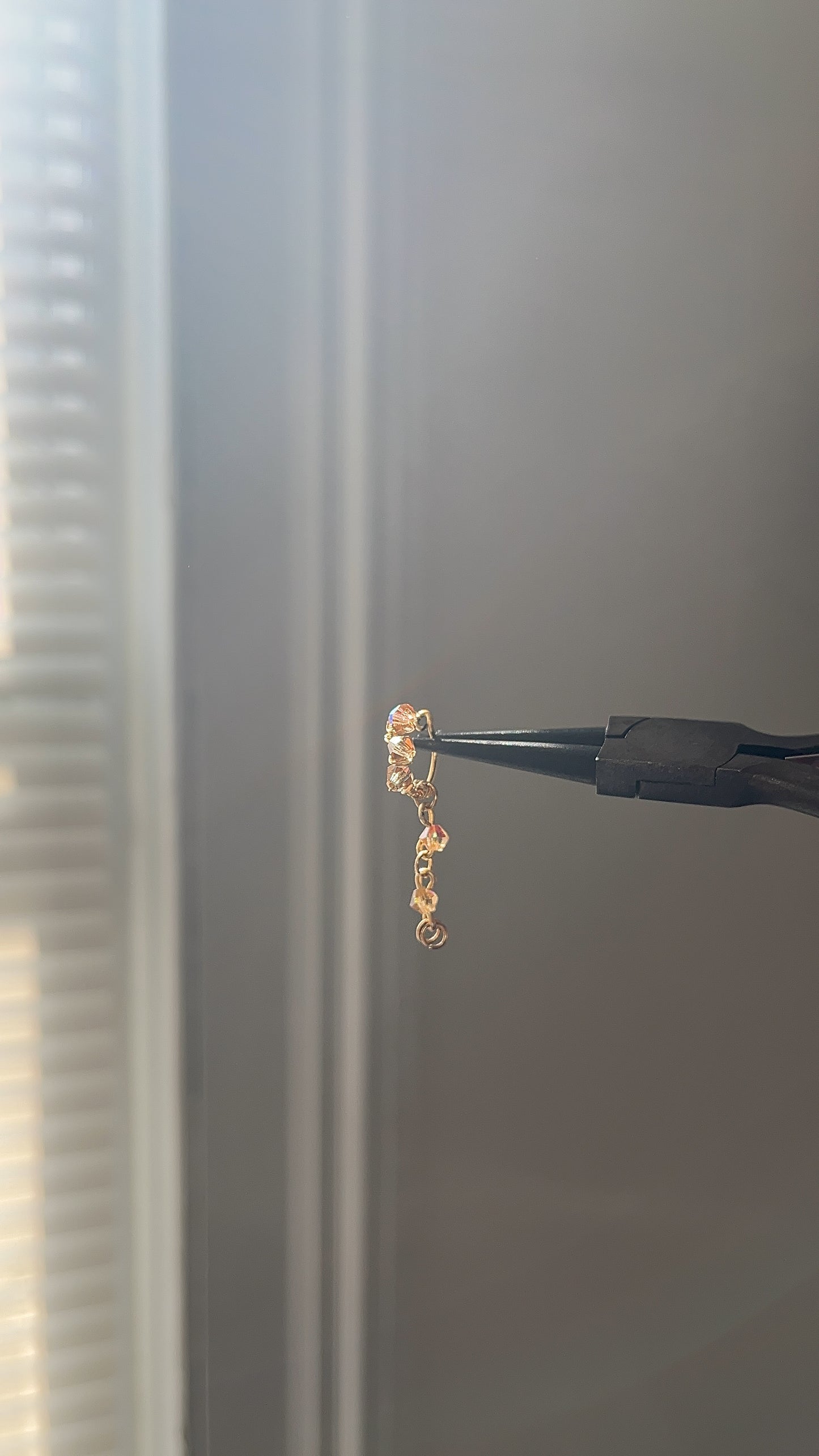 hoop chain nose cuff