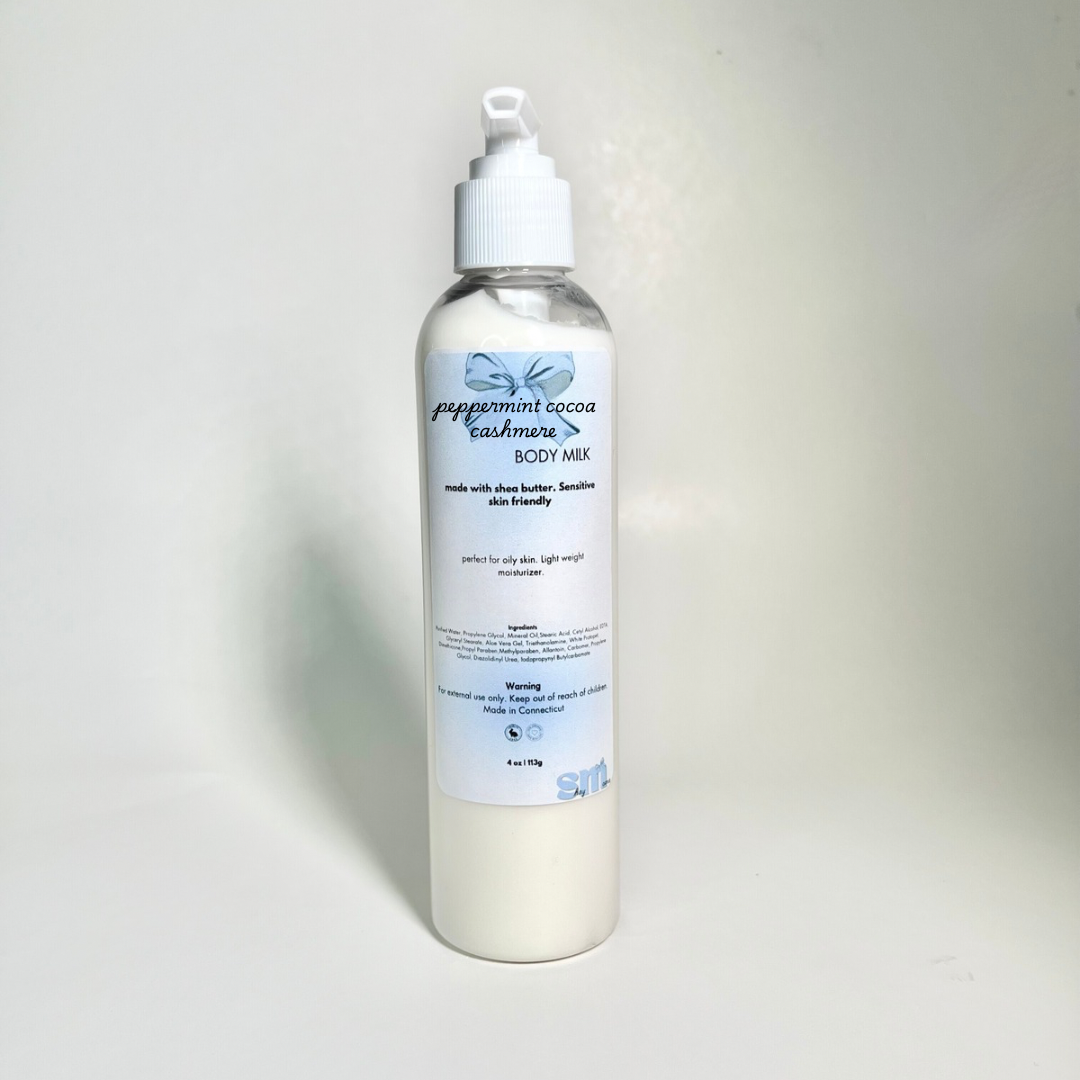 peppermint cocoa cashmere body milk