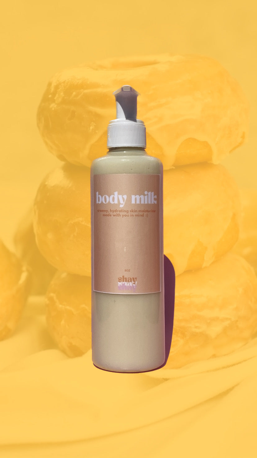 glazed cinnamon donut body milk
