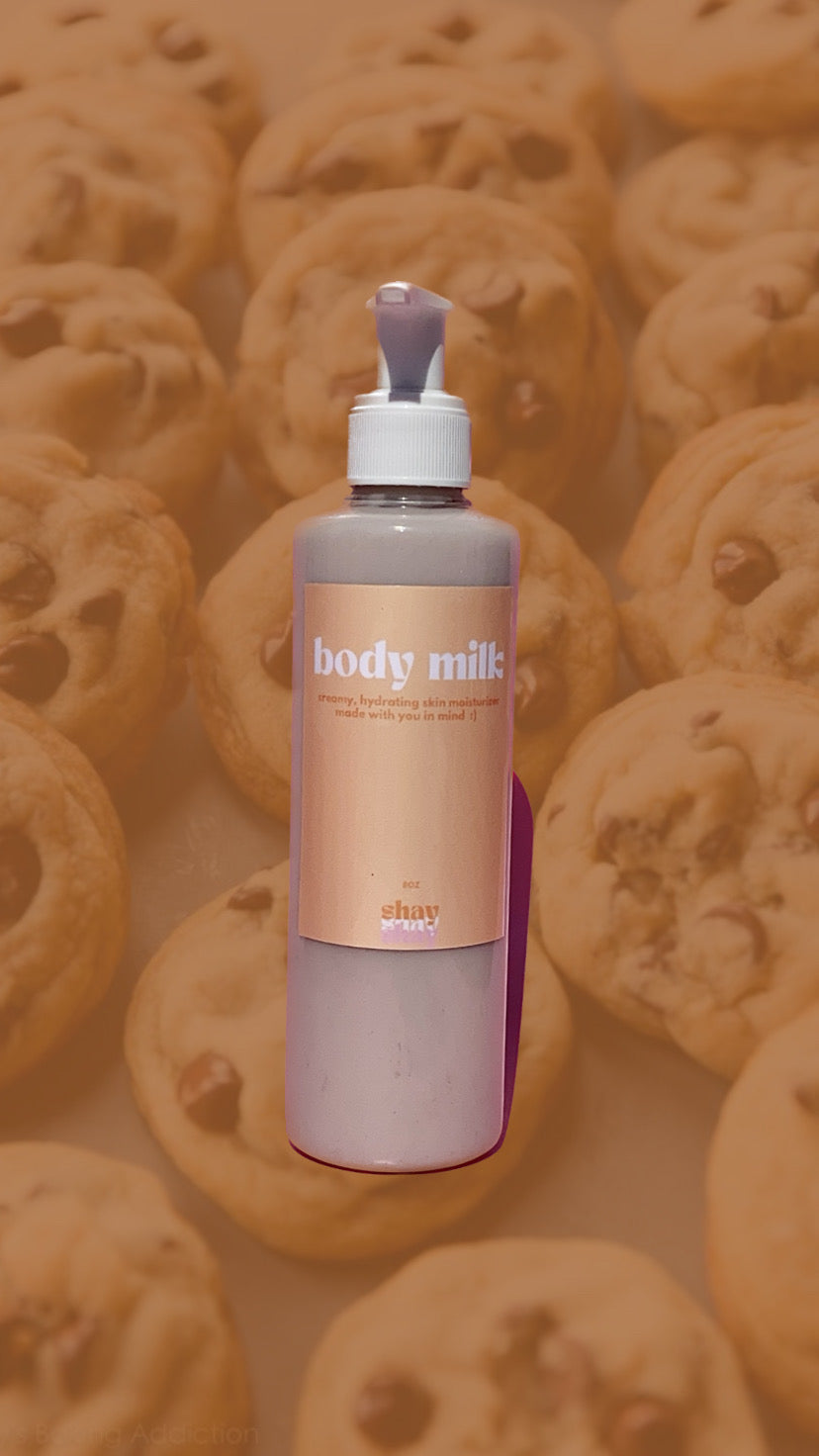 chocolate chip cookie dough body milk