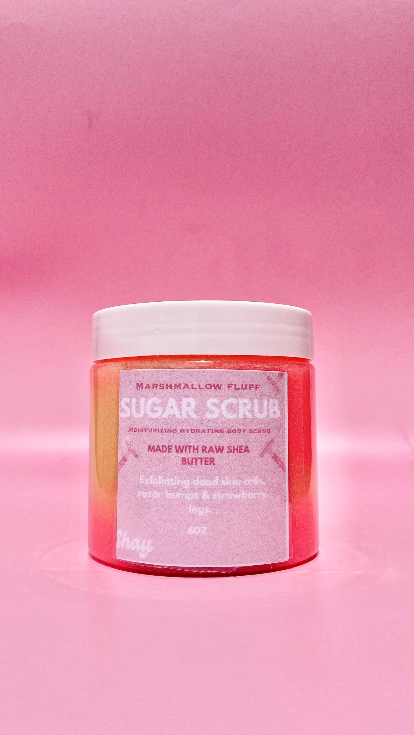 Marshmallow Fluff Sugar Scrub