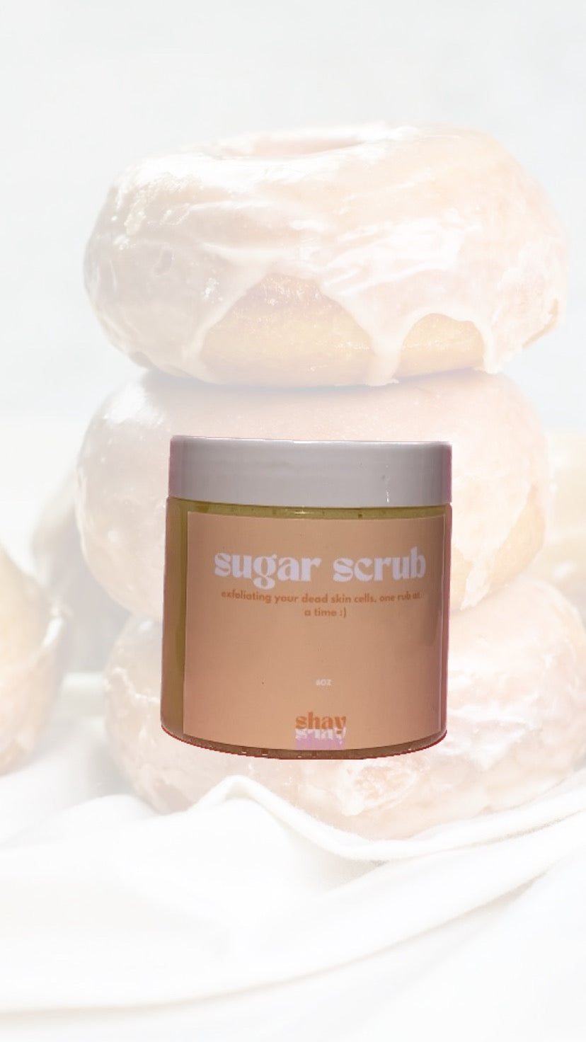 cinnamon glaze donut sugar scrub