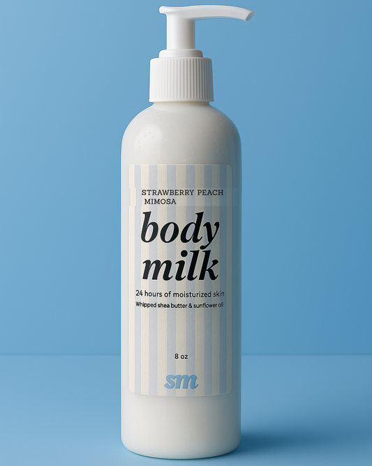 Strawberry peach mimosa body milk