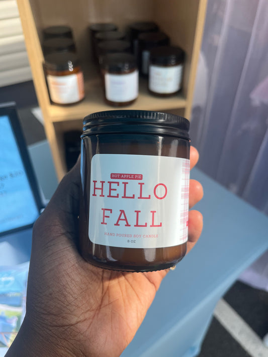 Hot apple pie soy candle