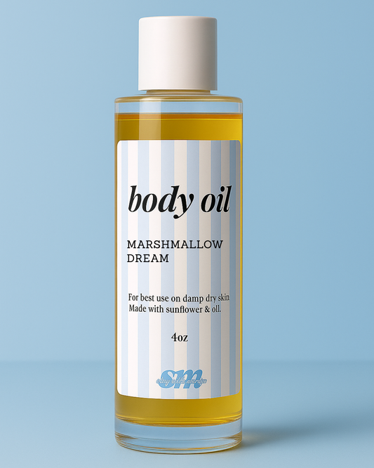 marshmallow dream body oil