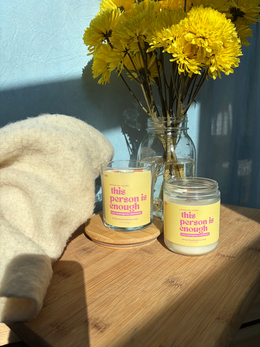 cozy mahogany cashmere soy candle