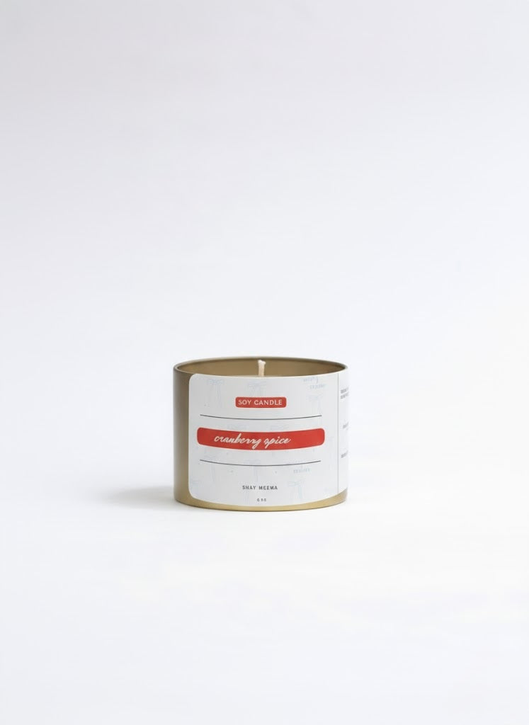 cranberry spice candle