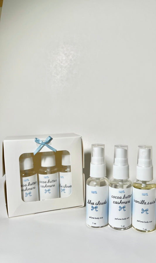 perfume body mist set