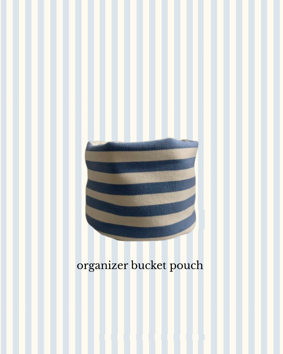 vanity bucket organizer pouch